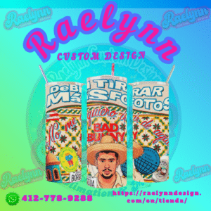 20oz tumblers Bad Bunny Personalize