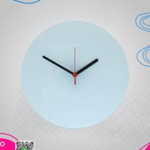 Glass Photo Frame with watch (7.8" x7.8")